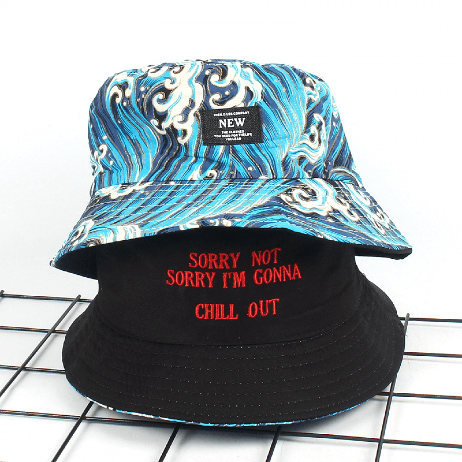 AVEKI Ukiyo-e Goldfish Embroidered Hat 