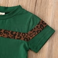 thumbnail image 4 of Bagilaanoe 2pcs Toddler Baby Girl Long Pants Set Leopard Print Short Sleeve T Shirts Tops + Trousers 12M 18M 24M 3T 4T 5T Kids Casual Outfits, 4 of 7