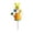 A008- Style H, variant on Garden Decorations, Metal Watering Can Stake, 1 Pack Decor Included, Suitable for Outdoor Artificial Turf Garden Yard Decor