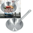 thumbnail image 4 of Ymiko Frying Pan,Stainless Steel Frying Pan Single Handle Fried Pan Cookware for Home induction Cooker,Stainless Steel Frying Pan, 4 of 8