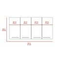 thumbnail image 6 of Boahaus Valence Wall Cabinet, White, 6 of 6