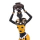 thumbnail image 2 of 6 Unids Retro Jarrón Mujer Africana Estatua Cultura Resina Figuras Set para El Hogar Hotel Decoración de la Sala Adornos Artesanales Amarillo, 2 of 8