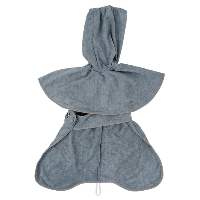 1pc Fast Pet Dog Water-Absorbent Bath Towel Quick-Drying Medium And Large Dog Towel - Size M(Grey)