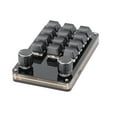thumbnail image 1 of Mini Clavier Macro USB pour WinS OS X, Clavier de Jeu Mécanique de Programmation avec Boutons, Prêt à l'Emploi, Clavier à Commutateur Rouge à une Main pour Vista Linx, 1 of 8
