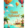 thumbnail image 4 of Beach Themed Happy Retirement Backdrop Banner Party Decorations for Retirement Parties Photography Props Retirement Celebrations, 4 of 8