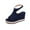 Navy, variant on VerPetridure Women's Sandals Summer Casual Thick Soled Shoes Fish Mouth Casual Sandals