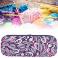 thumbnail image 4 of Crochet Bag, Portable Small Convenient Craft Bag  For General Purpose For Professional Use For Backpack For Handbag Grey,Purple, 4 of 8