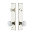 thumbnail image 3 of Grandeur Carr  Tall Plate Single Cylinder One Piece Knobset with Hyde Park Knob, 3 of 6
