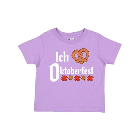 

Inktastic Ich Liebe - I Love Oktoberfest Pretzel Heart Gift Toddler Boy or Toddler Girl T-Shirt