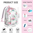thumbnail image 5 of Vibrant Sunflower Floral Design Backpack with Laptop Sleeve, Spacious College Bookbag for School and Work, Durable Nylon Backpack for Everyday Use, Great Gift Idea, 5 of 5