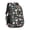 Rottweiler and Flowers, variant on Pug Silhouette Black Pattern Backpack for School, Cute School Bag with Adjustable Shoulder Straps and Padded Back, 16.9"x12.6"x5.9"