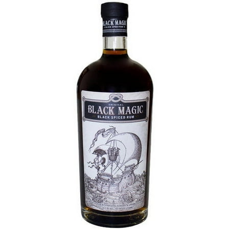 Black Magic Spiced Rum, 750 mL