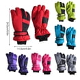 thumbnail image 4 of Minnieouse Guantes de esquí para adultos, manopla de invierno, accesorios para manos impermeables y acogedores, mitones para montar al aire libre, guantes y mitones Violeta Minnieouse AP011078-04B, 4 of 6