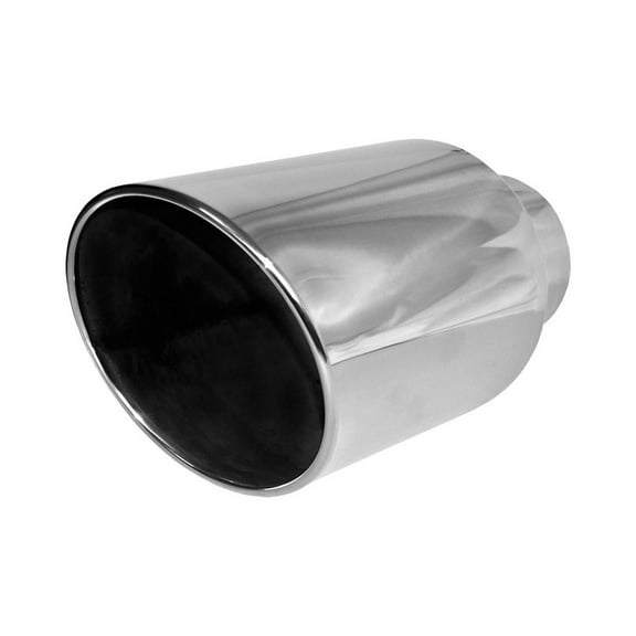 Brand New Polished Stainless Tip 15 Degree Rolled Angle 5" Inlet 8" Outlet