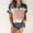 Black womens tops, variant on Pimelu Blouses for Women Tops for Women Plus Size Top for Women Fashion Tie Dye Print Short Sleeve Summer Shirts Ladies Breathable Comfy Workout Tees Blouses