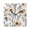 Black, variant on Flowers Bright Wall Clock Square Clock Decoration Creative Clock Dual Use Black Pointer 7.78in