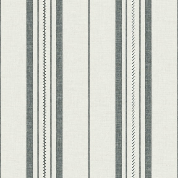 NuWallpaper Brownstone BoysTownhouse Stripe Dusk Peel and Stick Wallpaper