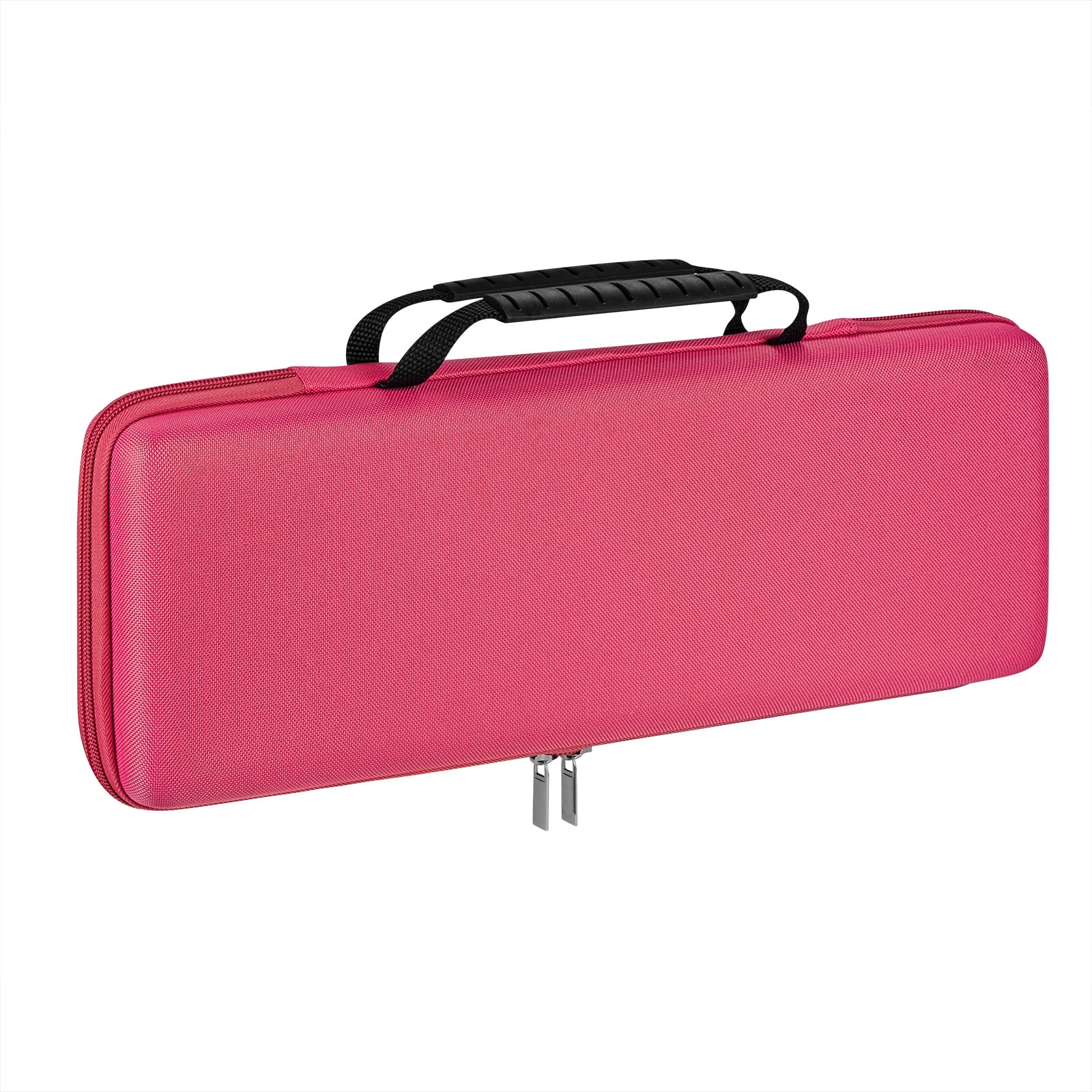 Geekria 75% Keyboard Case, Hard Shell Travel Carrying Bag for Compact 84 Key Computer Mechanical Gaming Keyboard, Compatible with Nuphy Air75, Logitech POP Keys/ POP ICON Combo (Rose)