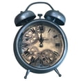 thumbnail image 1 of Yosemite Home Decor 5120008 Gunpowder & Brass Gears Table Top Clock, 1 of 1