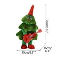 thumbnail image 4 of Gcvizuso Christmas Tree, Christmas Tree Decorations, Christmas Electric Plush Toys Christmas Trees Sing And Dance Christmas Tree Party Electric Toys One Song Style, 4 of 7