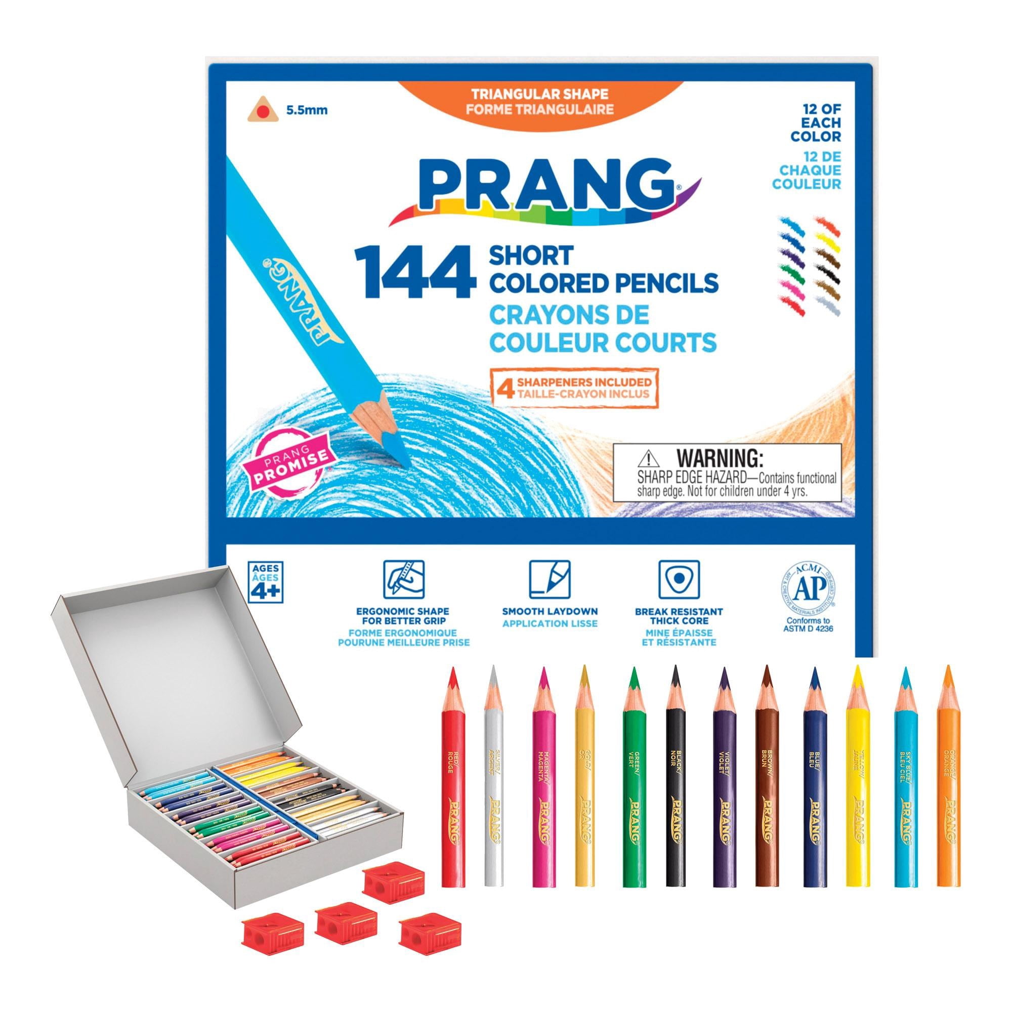 Dixon Prang® Short Colored Pencils - 144 Count