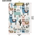 thumbnail image 2 of FMSHPON Cute Llama Clipboard Hardboard Wood Nursing Clip Board and Pull for Standard A4 Letter 13x9 inches, 2 of 7