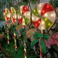 thumbnail image 2 of Solar Big Plate Lollipop Light Outdoor Waterproof LED Christmas Candy Light Holiday Decoration Lawn Light Atmosphere Light, 2 of 6