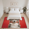thumbnail image 7 of CURLYOOT Cool Dog Animal Puppy Area Rugs 5'x7' Washable Rug Large Living Room Rug Non Slip Indoor Floor Carpet for Dining Room Bedroom Home, 7 of 7