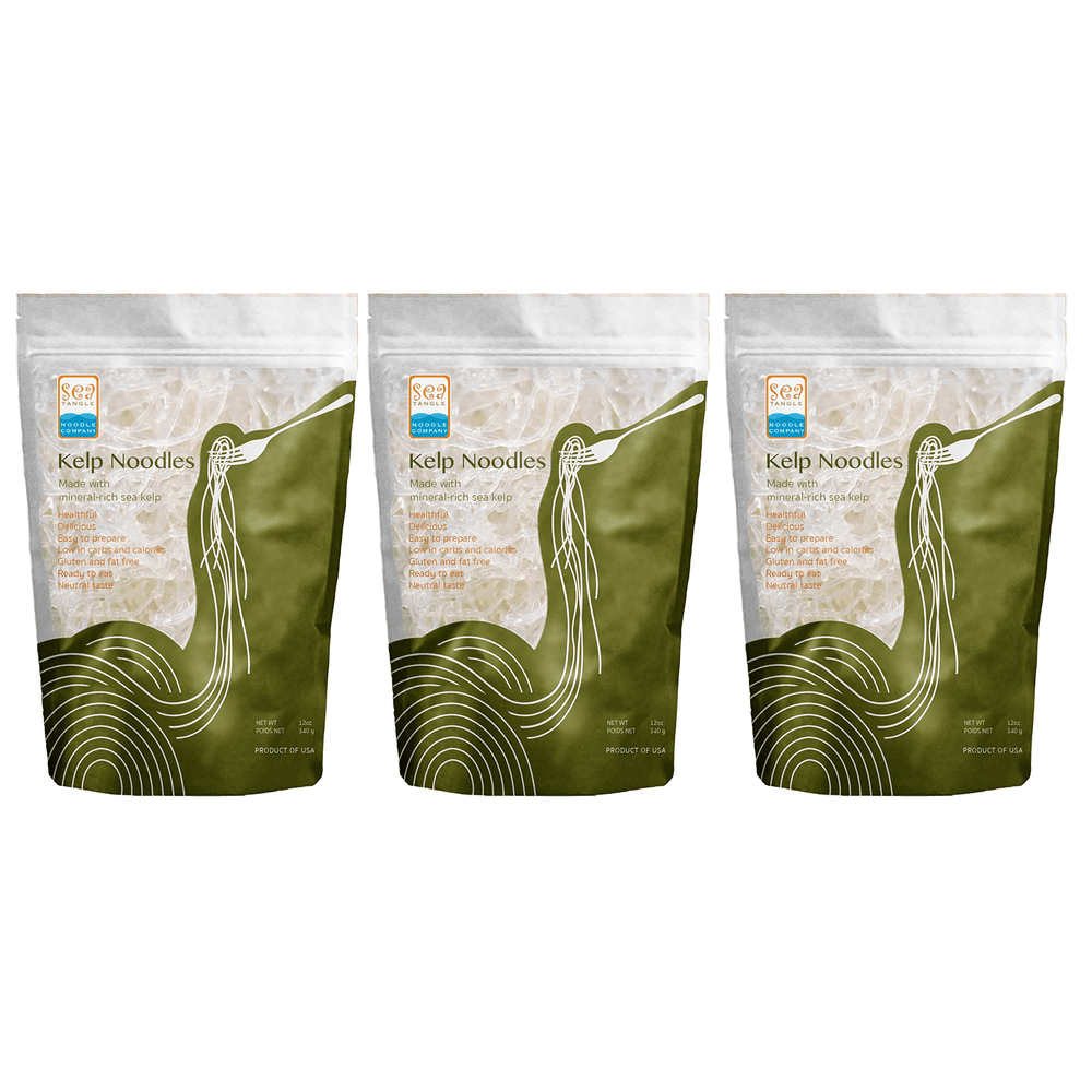 Kelp Noodles by Sea Tangle Noodle Company Size: 3-Pack ...