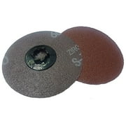 Griton QA12036 2" Quick Change Sanding Disc, Industrial Grade, 36 Grit, Brown (Pack of 50)