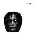 thumbnail image 2 of Ghost Face Headrest Covers, 2 Pcs Scary Headrest Covers for Cars | Spooky Creepy Halloween Auto Head Rest Protector with Ghost Face Mask Design for All Car - A, 2 of 5
