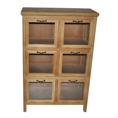 Cheungs Wood Storage Accent Cabinet With Glass Doors Com Cheungs Wood Storage Accent Cabinet With Glass Doors