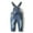 Blue-2089, variant on KIDSCOOL SPACE Baby Boy Girl Jean Overalls,Toddler Slim Cute Denim Dungaree,Deep Blue,18-24 Months