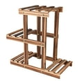 thumbnail image 1 of Plant Stand Small Solid Wood Plant Holder Rack 3-Tier 4 Potted Ladder Plant Shelf for, 1 of 8