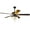Black, variant on BayDay 62" Crystal Ceiling Fan Fandelier with Lights, Gold Modern Fan with Remote, Noiseless DC Motor, Energy-Efficient, Retro/Farmhouse Lighting for Living Room & Bedroom, Timer & 6-Speed Settings