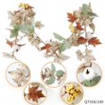thumbnail image 2 of Qocolhg Artificial Fall Maple Leaf Rattan Fall Artificial Maple Leaves Simulation Maple Leaves Rattan for Harvest Halloween Thanksgiving Autumn Leaf Wedding Party Table Decor, 2 of 6