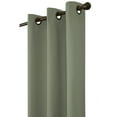 thumbnail image 3 of Winmate Insulated Cotton Grommet Curtain Panel - Pair each 40" x 72" in Sage, 3 of 6