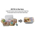 thumbnail image 2 of Metal bread box + cutting board. Storage bin kitchen decor. Kitchen storage container. breadbox basket. kitchen countertop organizer. Tin box., 2 of 3