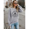 thumbnail image 5 of VILOVE Womens Sweatshirt Witches Brew Graphic Halloween Shirts Fall Long Sleeve Pullover Tops Gray, 5 of 7