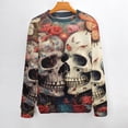 thumbnail image 2 of Gothic Skull Lover Neck Sweater, 2 of 6
