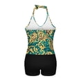 thumbnail image 4 of Swim Top for Women Plus Size with Built-In Bralette, Adjustable Strappy Back and Solid Color Design for Beach or Pool, 4 of 7