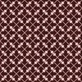 thumbnail image 1 of Ahgly Company Indoor Square Patterned Blood Night Red Area Rugs, 4' Square, 1 of 1