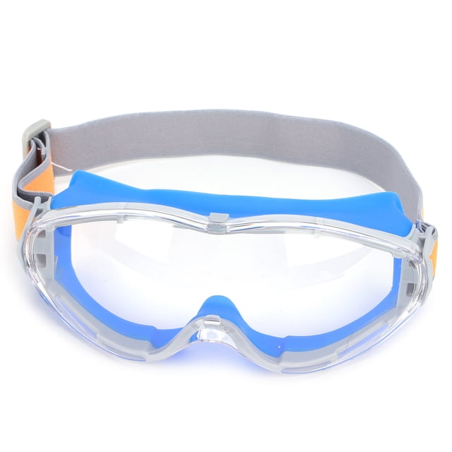 Gafas de seguridad antivaho azules de protección multifuncional para uso industrial, carpintería y laboratorios