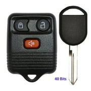AUTOKEY SUPPLY AKS KEYS For Ford F150 F250 F350 2004 2005 2006 Keyless Entry Car Remote Fob + 40 Key