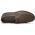 thumbnail image 3 of Men Breathable Mesh Walking Loafers Summer Casual Lightweight Slip-on Sneakers Outdoor Driving Travel Stylish Shoes Brown 7.5 US, 3 of 7