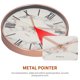 thumbnail image 4 of Reloj De Pared De 11,8 Pulgadas Con Hermoso Patrón De Mármol, Reloj De Pared Moderno De Bajo Ruido, Reloj Colgante Redondo Con Números Romanos Para Sala De Estar Y Oficina Minnieouse HA014718-00, 4 of 6