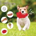 thumbnail image 2 of Molly & Mo Squeaky Dog Chew Toy Set with Baseball, Football and Shoe Shapes (Football), 2 of 5