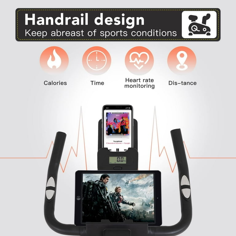 Cup holder online for stationary bike