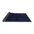 thumbnail image 2 of Ahgly Company Indoor Square Oriental Blue Industrial Area Rugs, 6' Square, 2 of 4