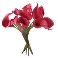 thumbnail image 2 of Visland 10PCS RealTouch Artificial Calla Lily Flowers for Wedding Bouquets, centerpieces, and Floral Decor, 2 of 7